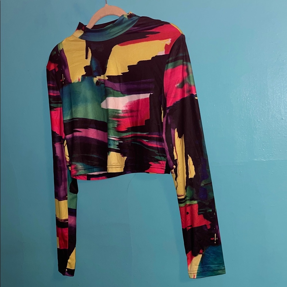 Colorful Abstract Print Two-Piece Set - Picture 8 of 11